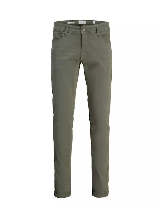 Men's Jeans Pants Elastic Mulled Basil