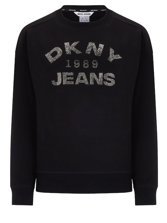 DKNY Γυναικείο Φούτερ Μαύρο