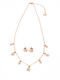 Great Pretenders Boutique Set Necklace & Earrings Rhinestone Stars