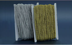 Floss Laces 3mm Gold-Silver