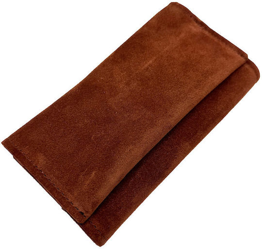 Leather Handmade Tobacco Pouch XXL Suede Tan Engraving