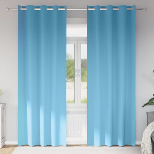 vidaXL Curtains With Grommets