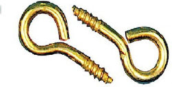 Set 24 Bucăți Cuier Cu Șuruburi Aurii 12x5mm Ring