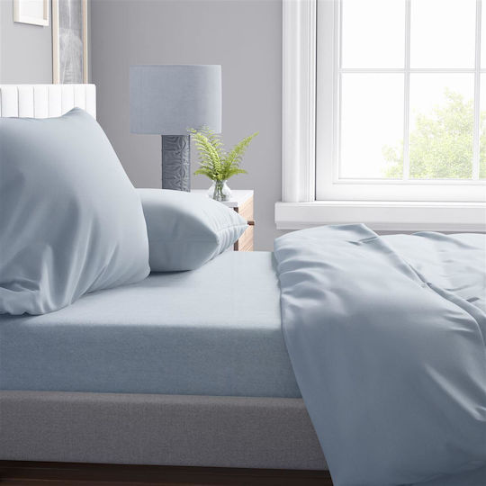 Dimcol Super dublu 220x240cm Solid 505 Light Blue-grey
