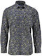 Slim Fit Brancaccio Denim Herrenhemd