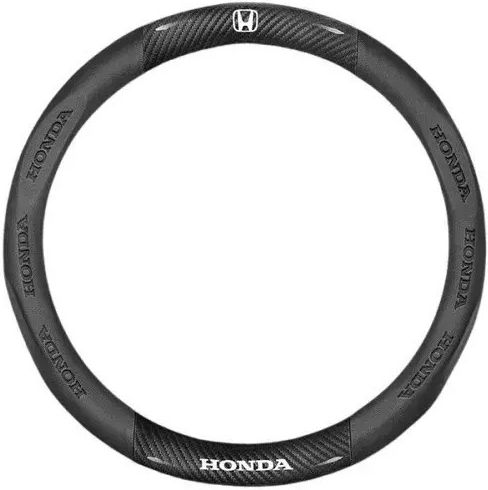 Universal Lenkradabdeckung Gummi Carbon Optik Honda W17902-3 Schwarz