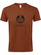Unisex T-Shirt "Vespa Rider" Terrakotta