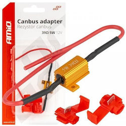 AMiO CAN bus Анулиране на грешки на автомобила 5W 12V 39ohm 1бр AMiO CAN bus Анулиране на грешки на автомобила 5W 12V 39ohm 1бр