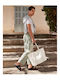 Fabric Beach Bag Green