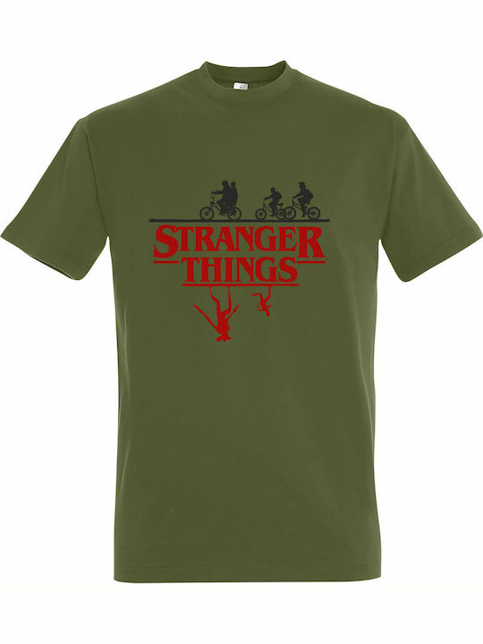 T-shirt Unisex "stranger Things Upside Down" Li...