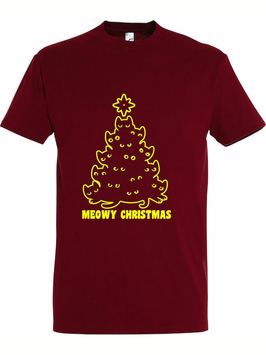 Unisex T-shirt "Meowy Christmas Christmas Cats"...