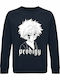 Unisex Bio-Baumwolle Sweatshirt "Prodigy Killua Zoldyck Hunter Anime" Marineblau