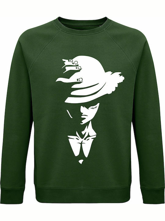 Unisex Bio-Baumwolle Sweatshirt "Luffy Ein Stüc...