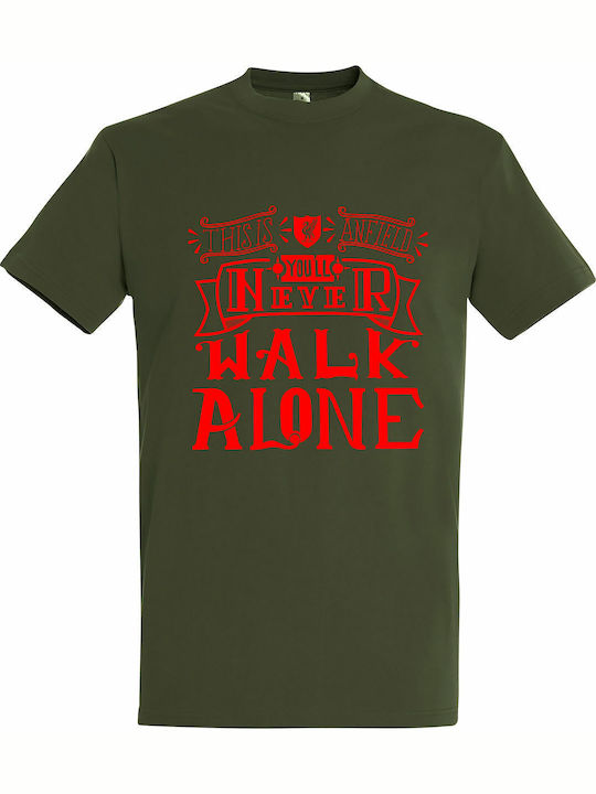 T-shirt Unisex " This Is Anfield You Never Walk...
