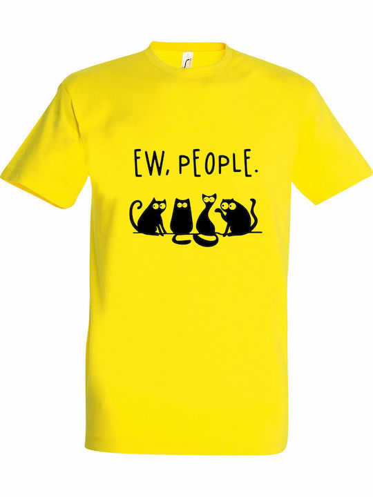 Unisex Organisches T-Shirt "Ew People Cats Talk...