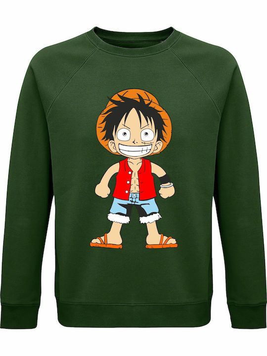 Unisex Bio-Baumwolle Sweatshirt "Luffy Ein Stüc...