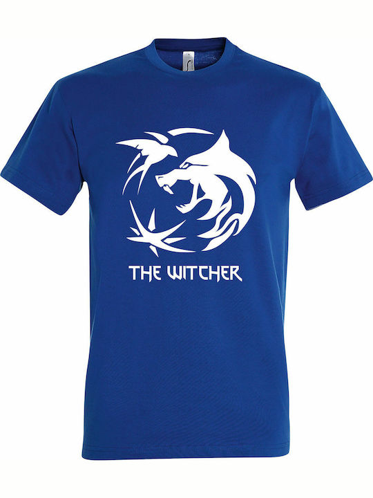 T-shirt Unisex " Witcher Logo " Royal Blue