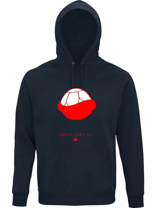 Hoodie Unisex Organic " Super Mario Kart " Fren...
