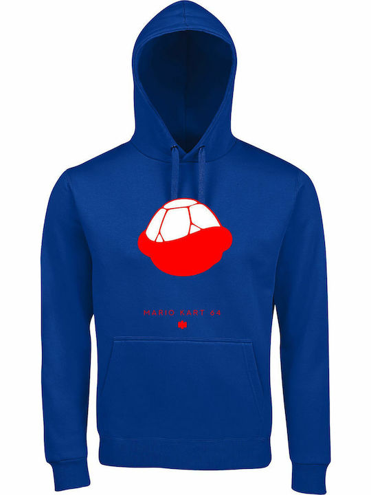 Hoodie Unisex Organic " Super Mario Kart " Roya...