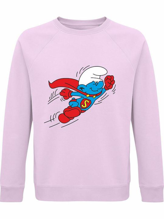 Sweatshirt Unisex Organic " Papa Smurf Superman...