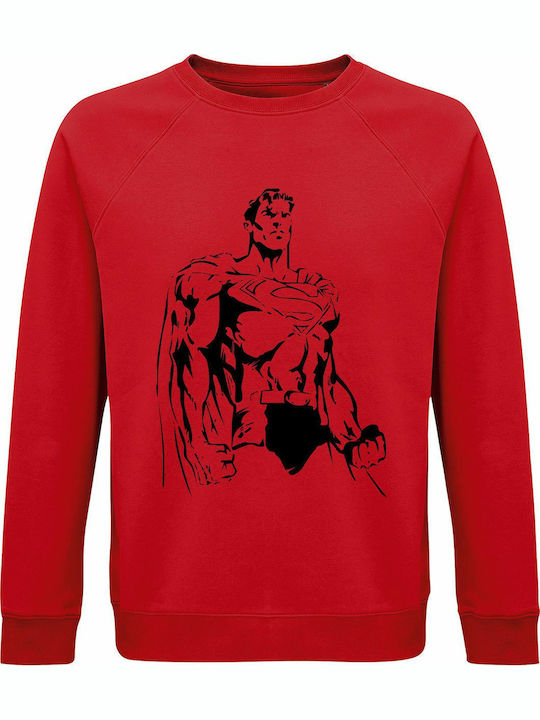 Unisex Bio-Baumwoll Sweatshirt Superman Silhoue...