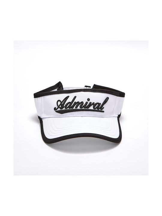 Admiral Шапка Visor Бял