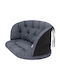 Garden Chair Cushion with Backrest Navy Blue