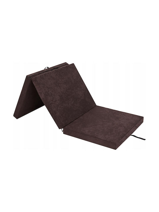 Garden Chair Cushion with Backrest Dark Brown