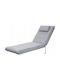 Garden Chair Cushion with Backrest Gray