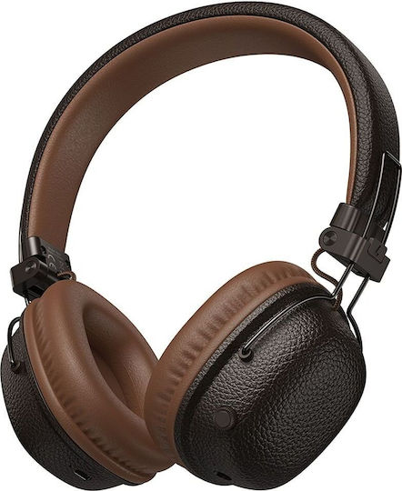 Hoco W64 Безжични / Жични Over Ear Слушалки Кафяви