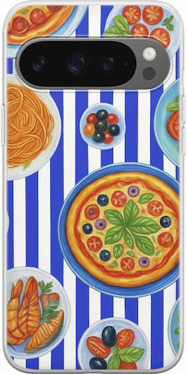 Mediterranean Feast Google Pixel 9 Pro XL 5G Husa Flexibila TPU Silicon Transparent