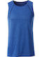 Men's Sports Tanktop Bright-blue/bright-yellow