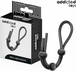 Addicted Toys Silikon Penisring Schwarz