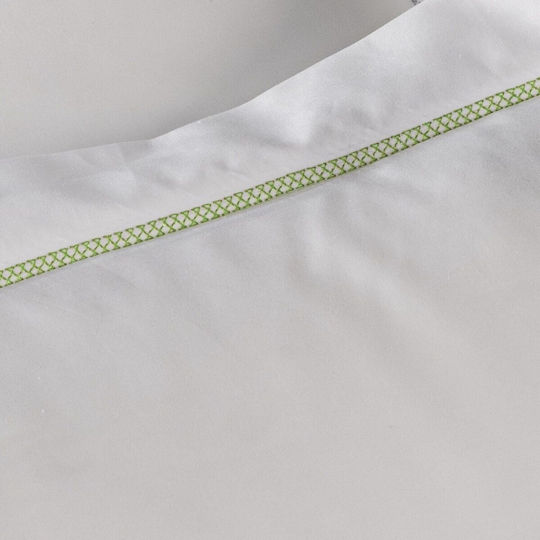 Celso De Lemos Bedding Ivy Percale 700 Tc Duvet Cover 240x220 Cm