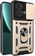 Techsuit Camshield Series Umschlag Rückseite Silikon Gold (Motorola Edge 40 Neo - German)