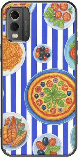Mediterranean Feast Nokia C32 Black Tpu Μαύρη Σιλικόνη