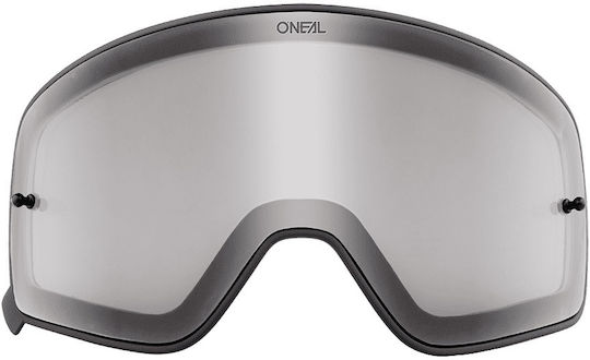 Magnetische Visier-Maske O'neal B-50 Schwarzes Gestell Grau