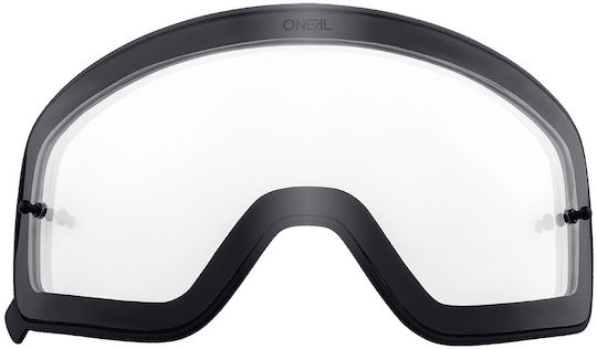 Μαγνητική Ζελατίνα Μάσκα O'neal B-50 Black Frame Clear