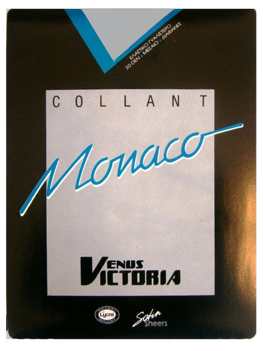 Venus Victoria Monaco 20 Den Elastic Shiny Silv...