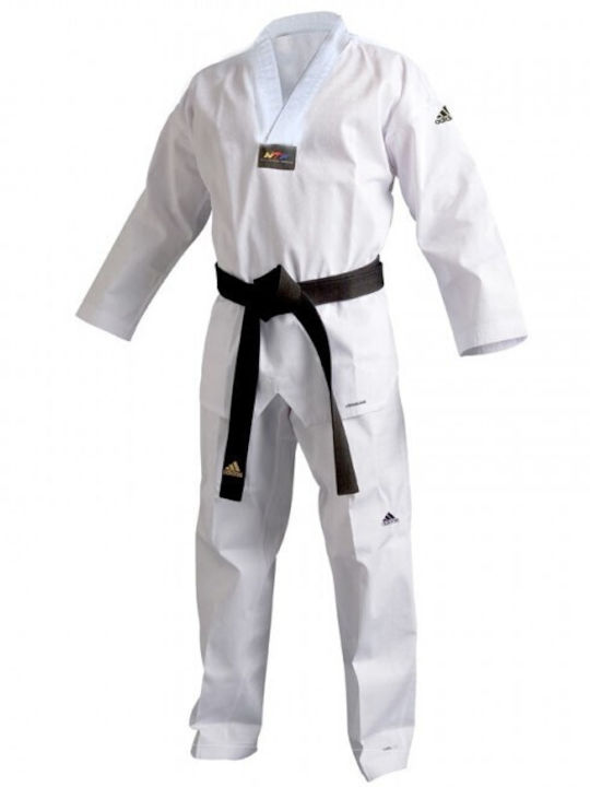 adidas Dobok Στολή Taekwondo Γυναικεία Λευκή