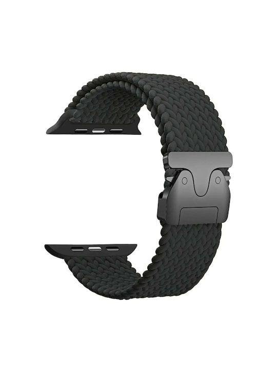 Beline Armband Stoff Schwarz (Apple Watch 42/44/45/49mm, Apple)