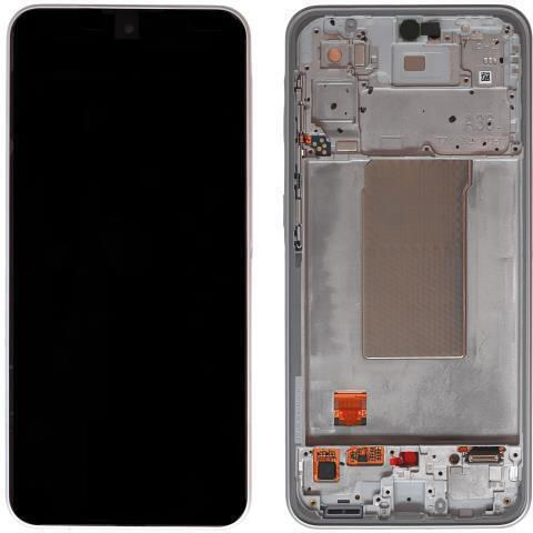 Samsung Οθόνη & Frontseite A366 mit Touch-Mechanismus für Samsung A366 Galaxy A36 5G (Weiß)