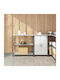 vidaXL Rack de bucătărie Argintie 150x50x92cm