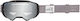 Motocross-Schutzbrille O'neal B-22 Static Grau Silber Spiegel