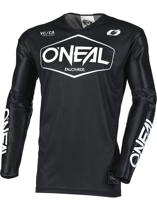 Tricou De Motocross O'Neal Mayhem Hexx Negru Al...