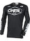 Motocross Riding Jersey O'neal Mayhem Hexx Black White V.25