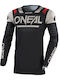 Motocross Riding Jersey O'neal Prodigy Five Four Black Gray V.25