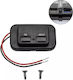 Зарядно За Автомобил 1 Порт Type-C 1 Порт USB 12-24V 3.1A W05237 X-wheat