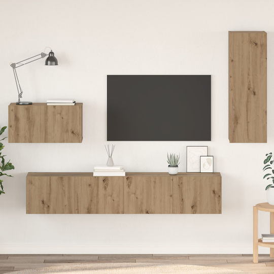 Животно помещение ТВ единица Handmade Oak Д80xШ30xВ30бр