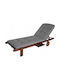 Garden Chair Cushion with Backrest Graphite